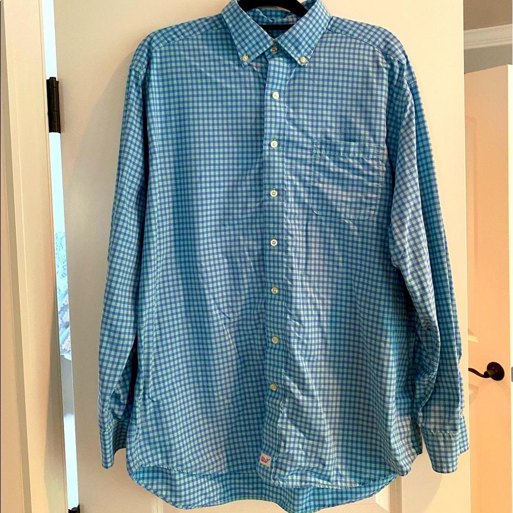 Vineyards Vines MURRAY PERFORMANCE shirt SZ XL